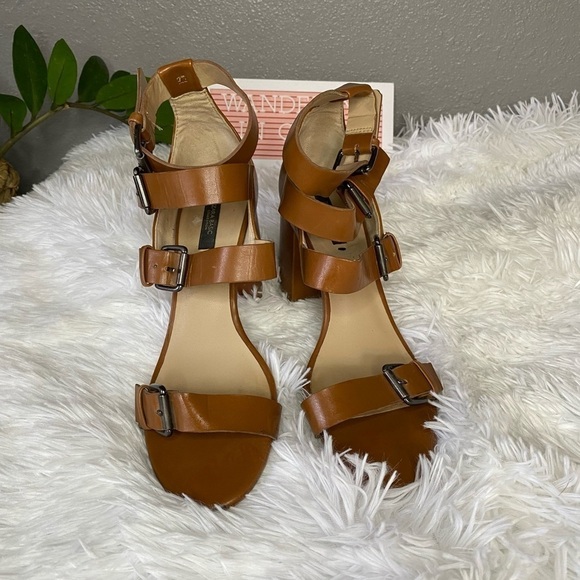 Zara basic brown strappy sandals size 8 - Picture 10 of 10